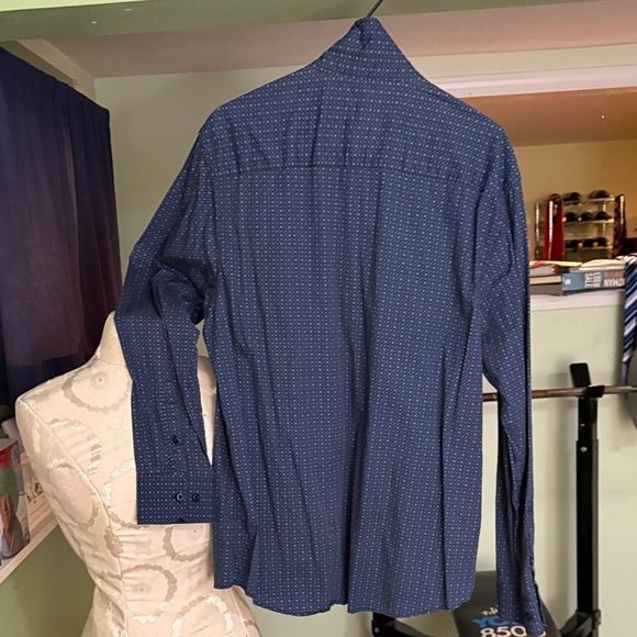 John Lennon, Men's Blue Patterned Shirt, XL - Picture 2 of 6